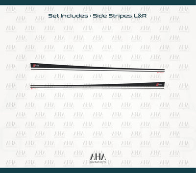 Audi R8 Audi R8 Spyder Side Stripes Decals