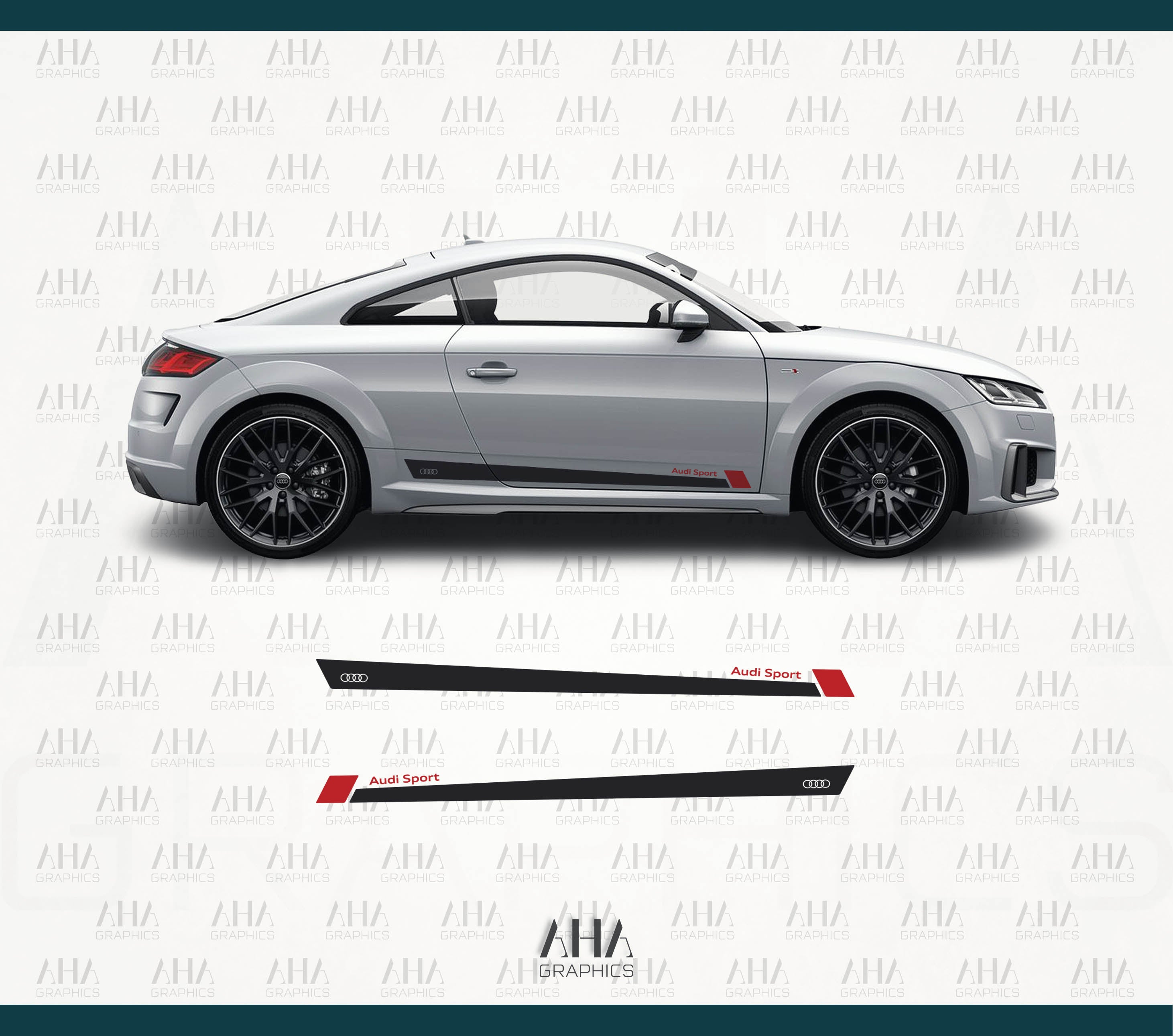 Audi TT RS Audi TT Side Stripes Decals