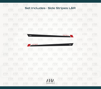 Audi TT RS Audi TT Side Stripes Decals