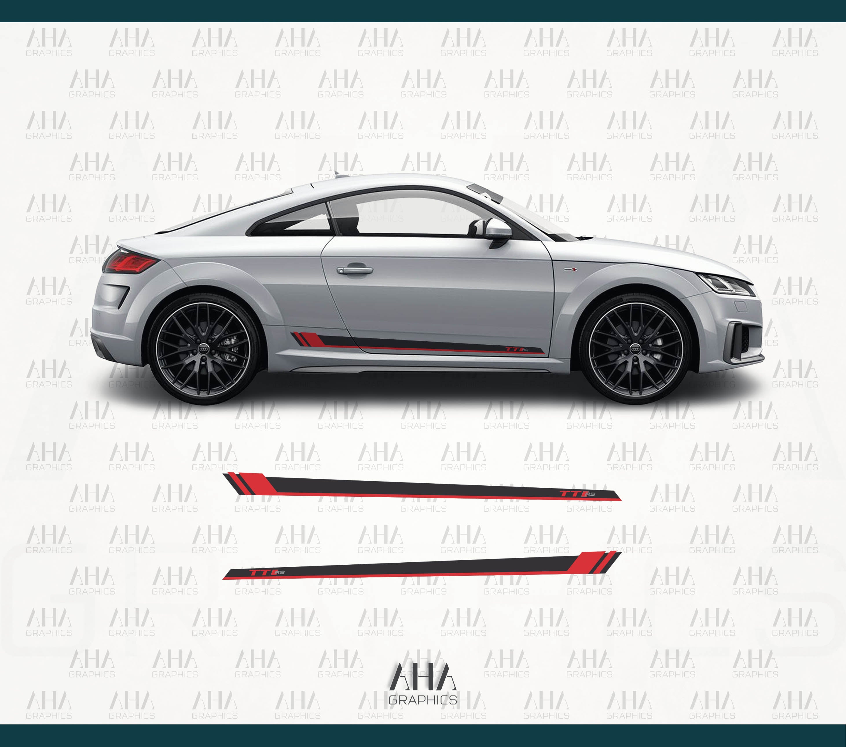 Audi TT RS Audi TT Side Stripes Decals
