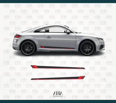 Audi TT RS Audi TT Side Stripes Decals