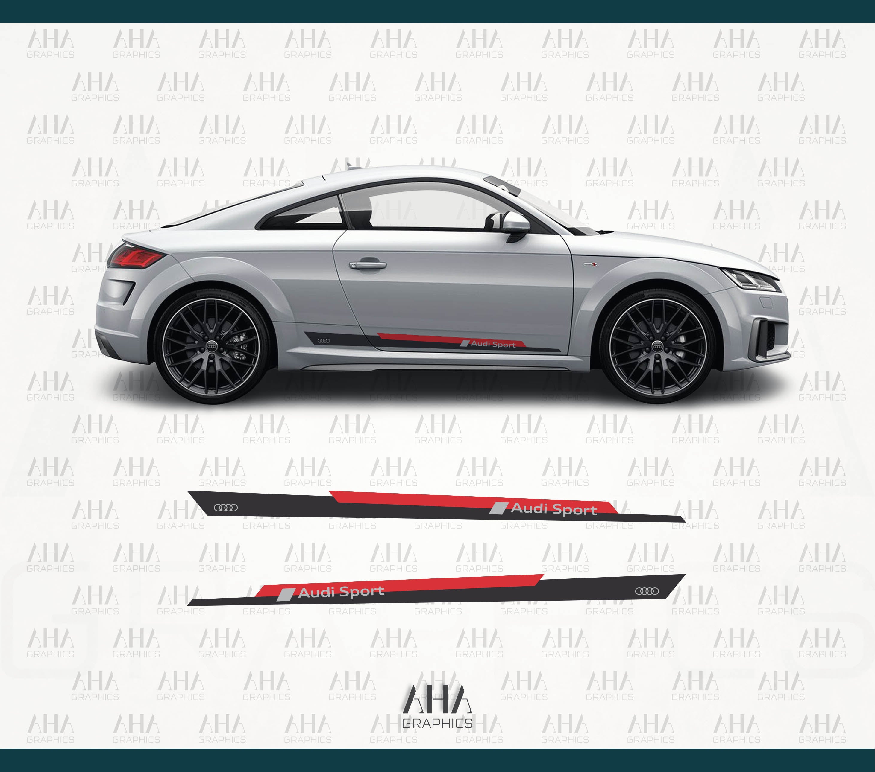 Audi TT RS Audi TT Side Stripes Decals
