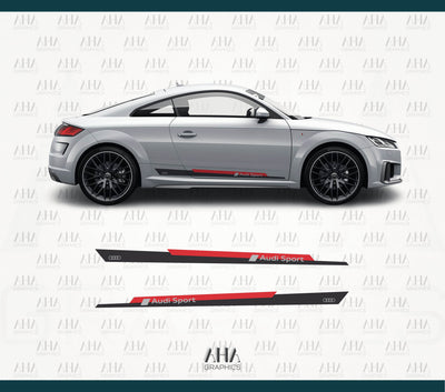Audi TT RS Audi TT Side Stripes Decals