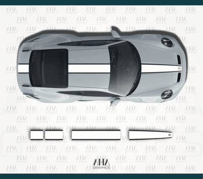 992 GT3 GT3 Touring Center Stripes Decals