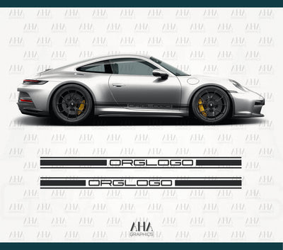 992 911 Side Stripes Decals