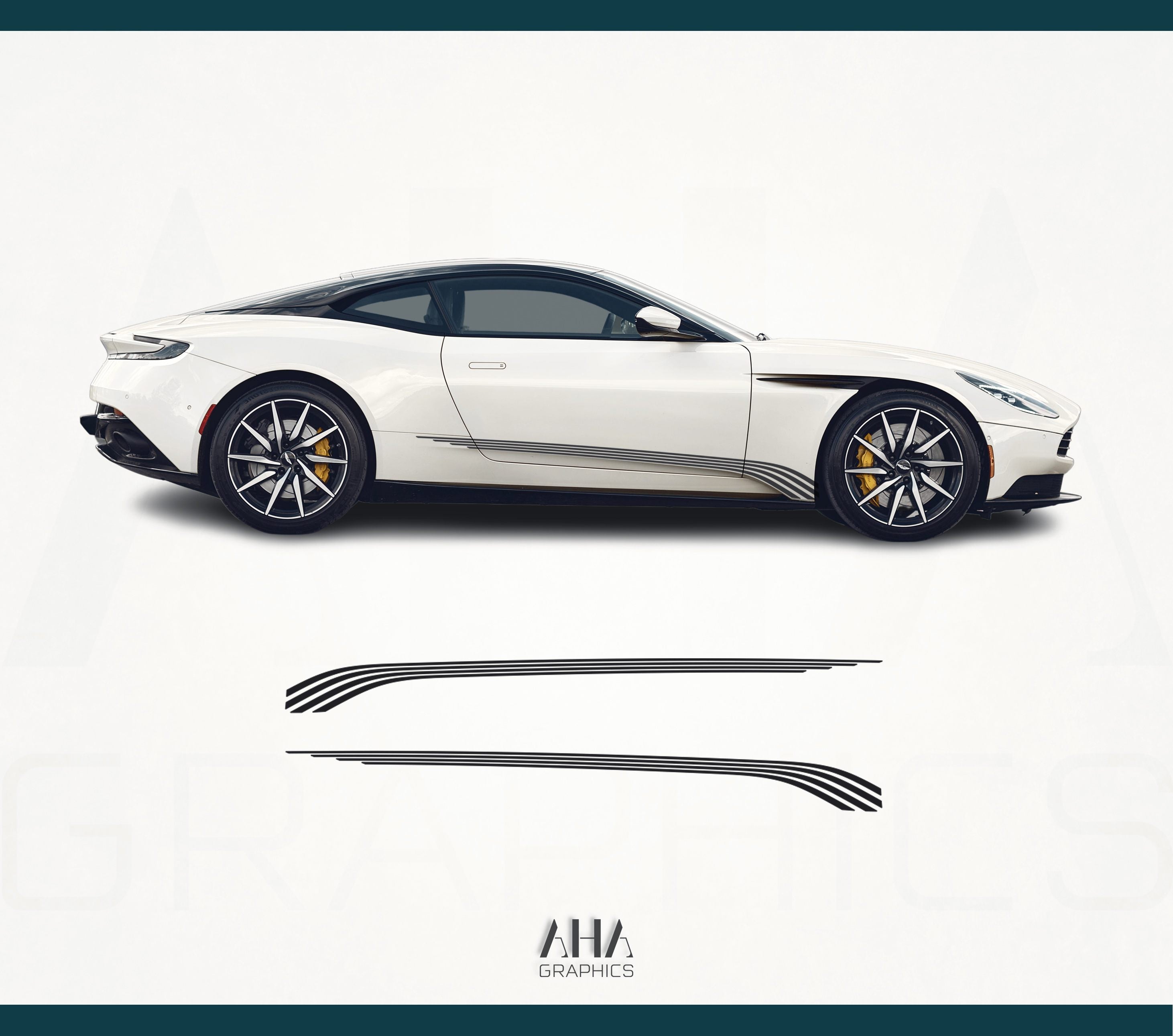 Aston Martin DB11 Side Stripes Decals – AHA Graphics