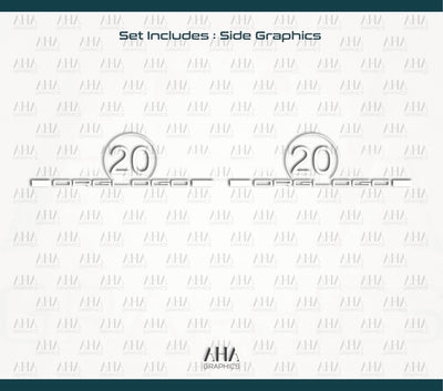 911 992 20th Anniversary Side Decals