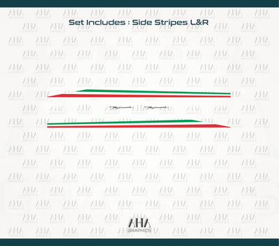 Lamborghini Urus Performante Side Stripes Decals