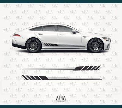 Mercedes AMG GT63 4Door Coupe Final Edition Side Stripes Decals