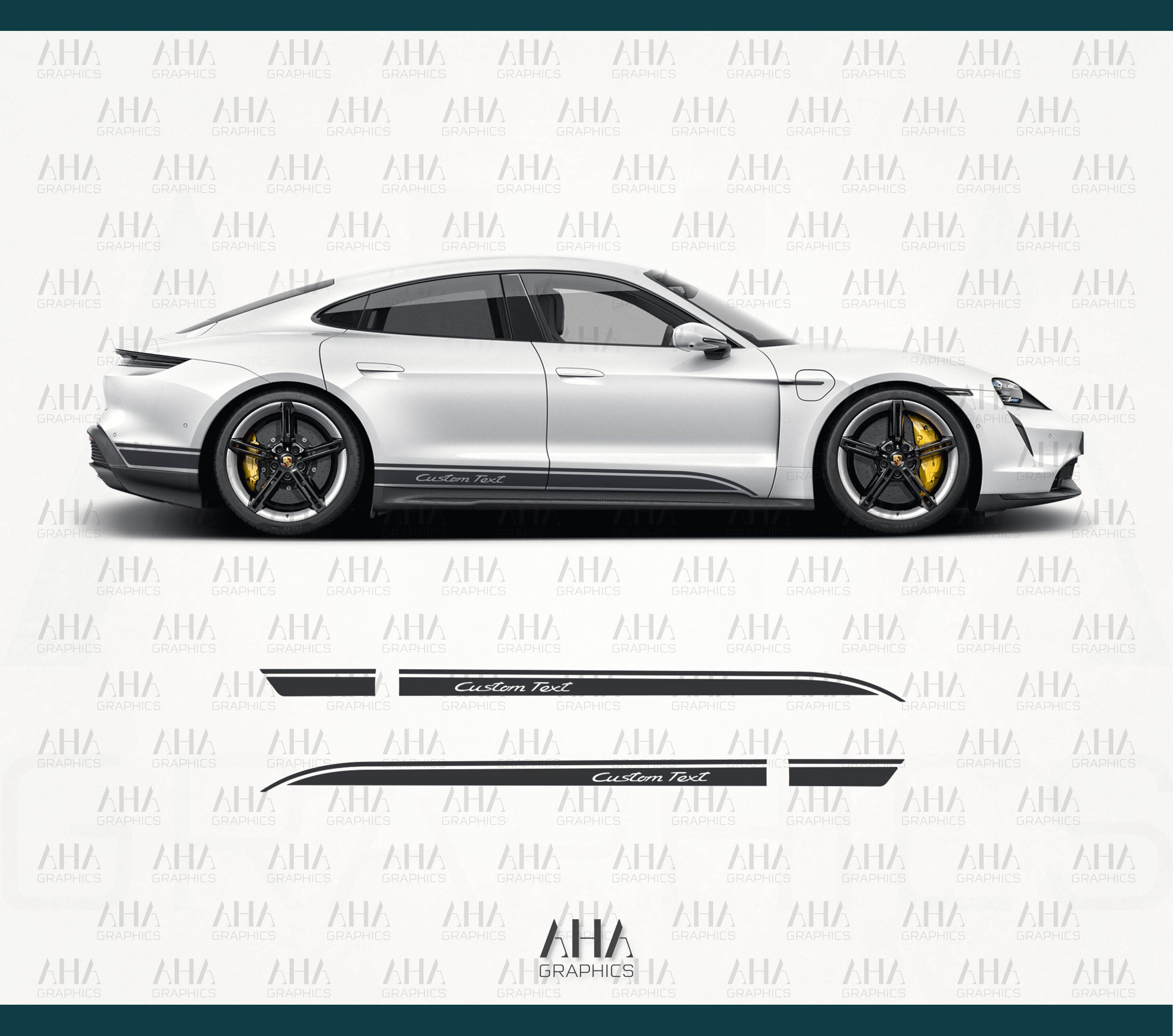 Taycan Side Stripes Decals