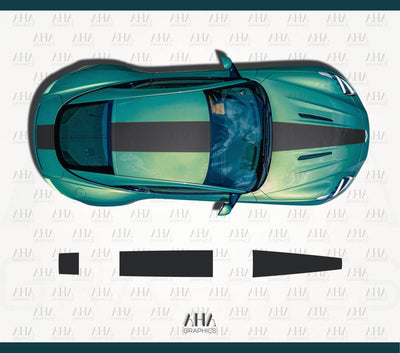 Aston Martin DB12 Center Stripes Decals