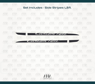 Porsche Panamera Custom Side Stripes Decals