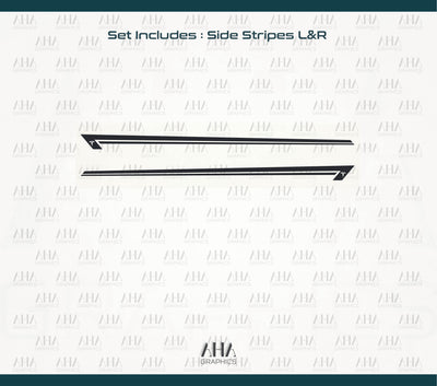 Tesla Model S Side Stripes Decals