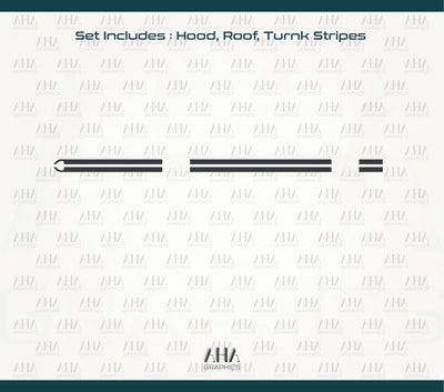 Lamborghini Huracan Center Stripes Decals