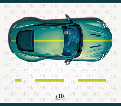 Aston Martin DB12 Center Stripes Decals