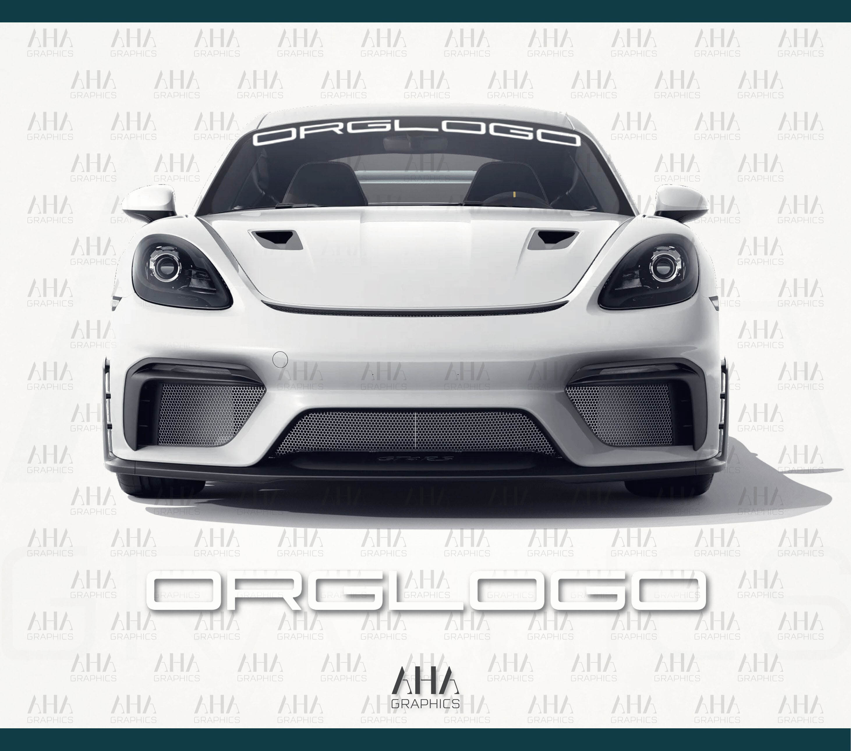 718 GT4 GT4RS Windscreen Decal