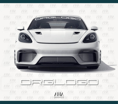 718 GT4 GT4RS Windscreen Decal