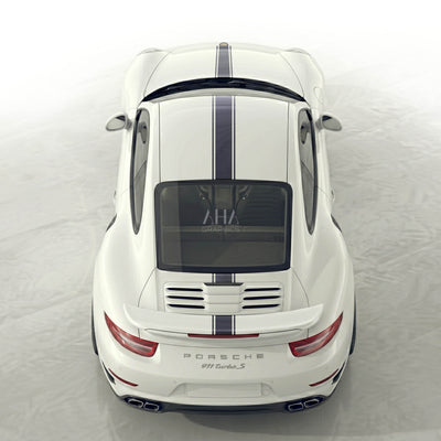 911 991 Carrera Turbo Center Stripes Decals