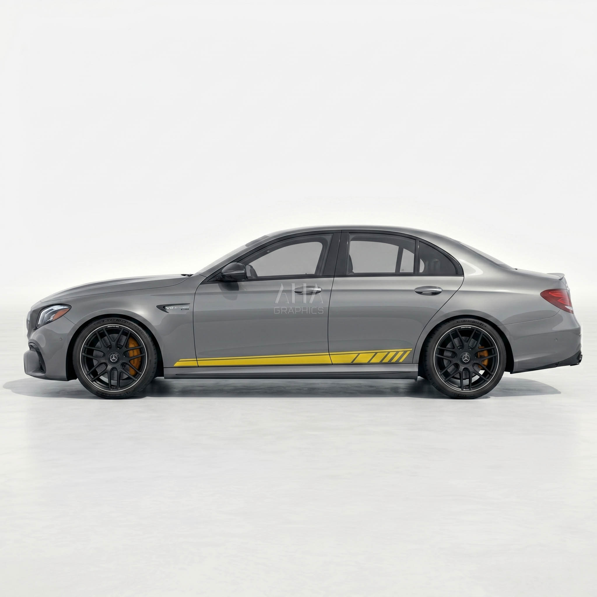 Mercedes AMG E63 W213 Side Stripes Decals