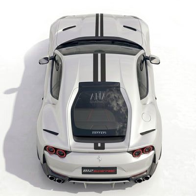 Ferrari 812 Superfast Center Stripes Decals