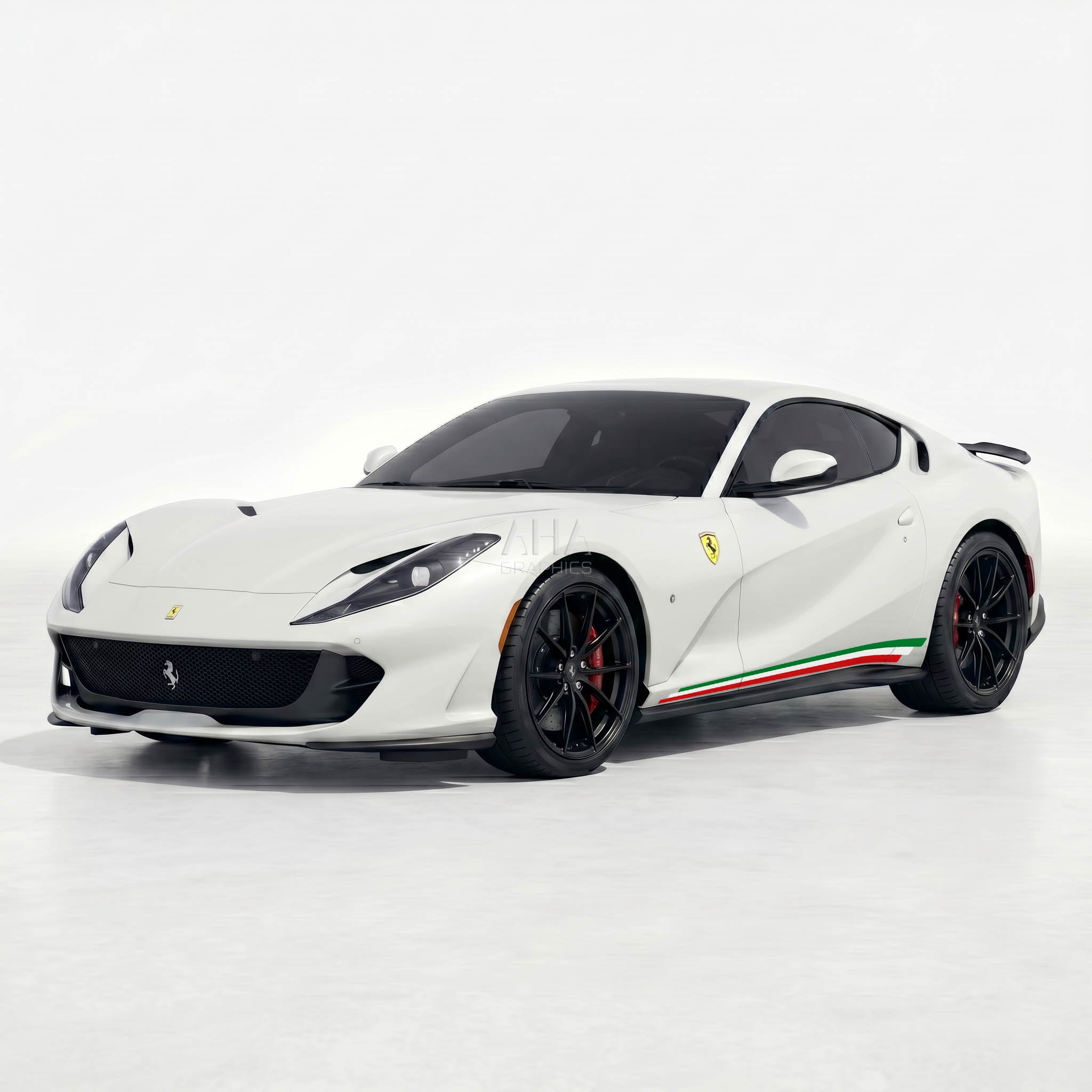 Ferrari 812 Superfast Italian Side Stripes Decals