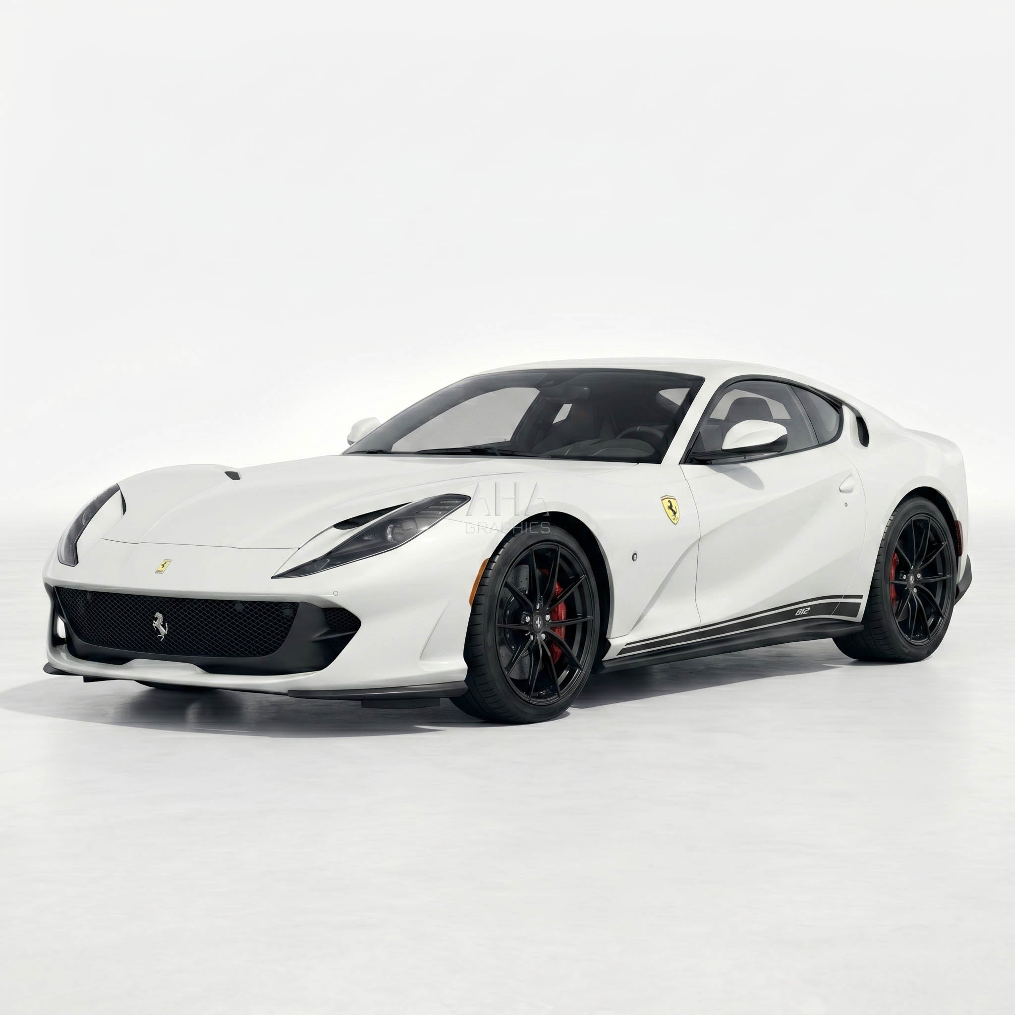 Ferrari 812 Superfast Side Stripes Decals