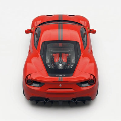 Ferrari 488 GTB Center Stripes Decals