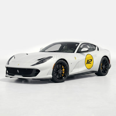 Ferrari 812 Superfast 812 GTS Side Circle with number Decals