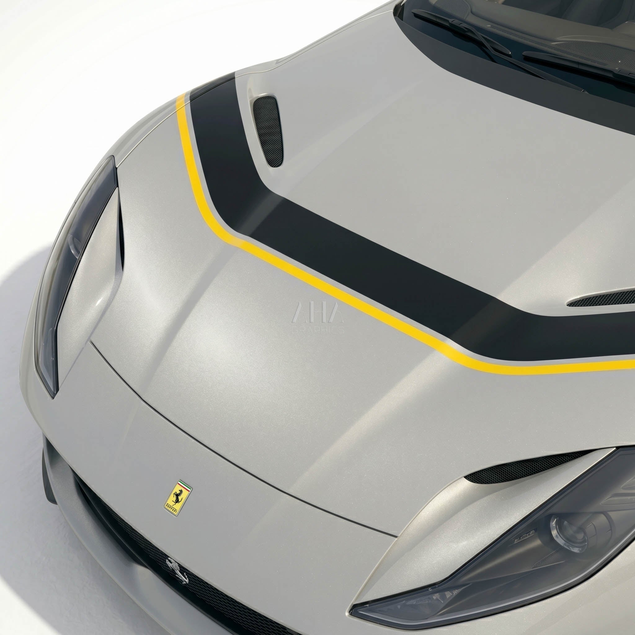Ferrari 812 Superfast 812 GTS Hood Side Fenders Decals