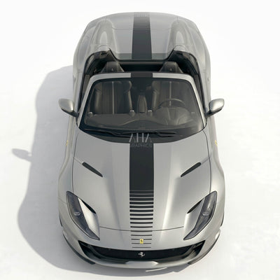 Ferrari 812 GTS Center Stripes Decals