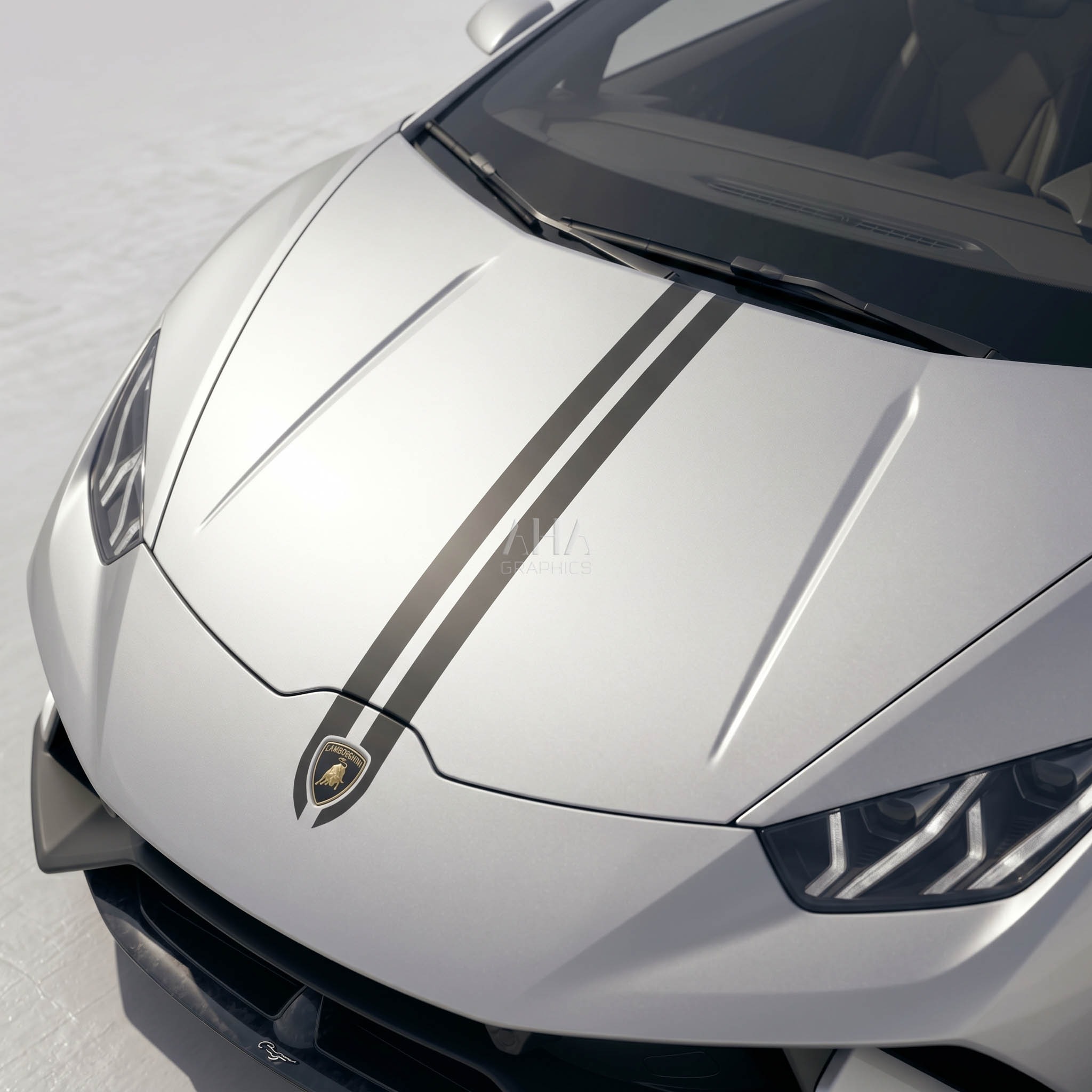 Lamborghini Huracan Center Stripes Decals