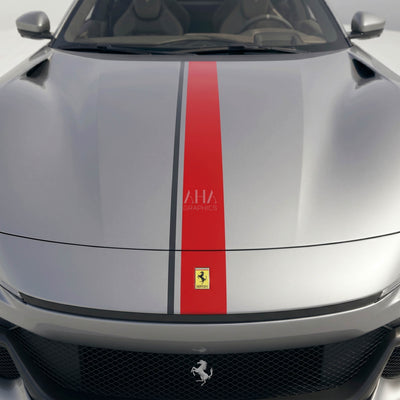 Ferrari Purosangue Center Stripes Decals