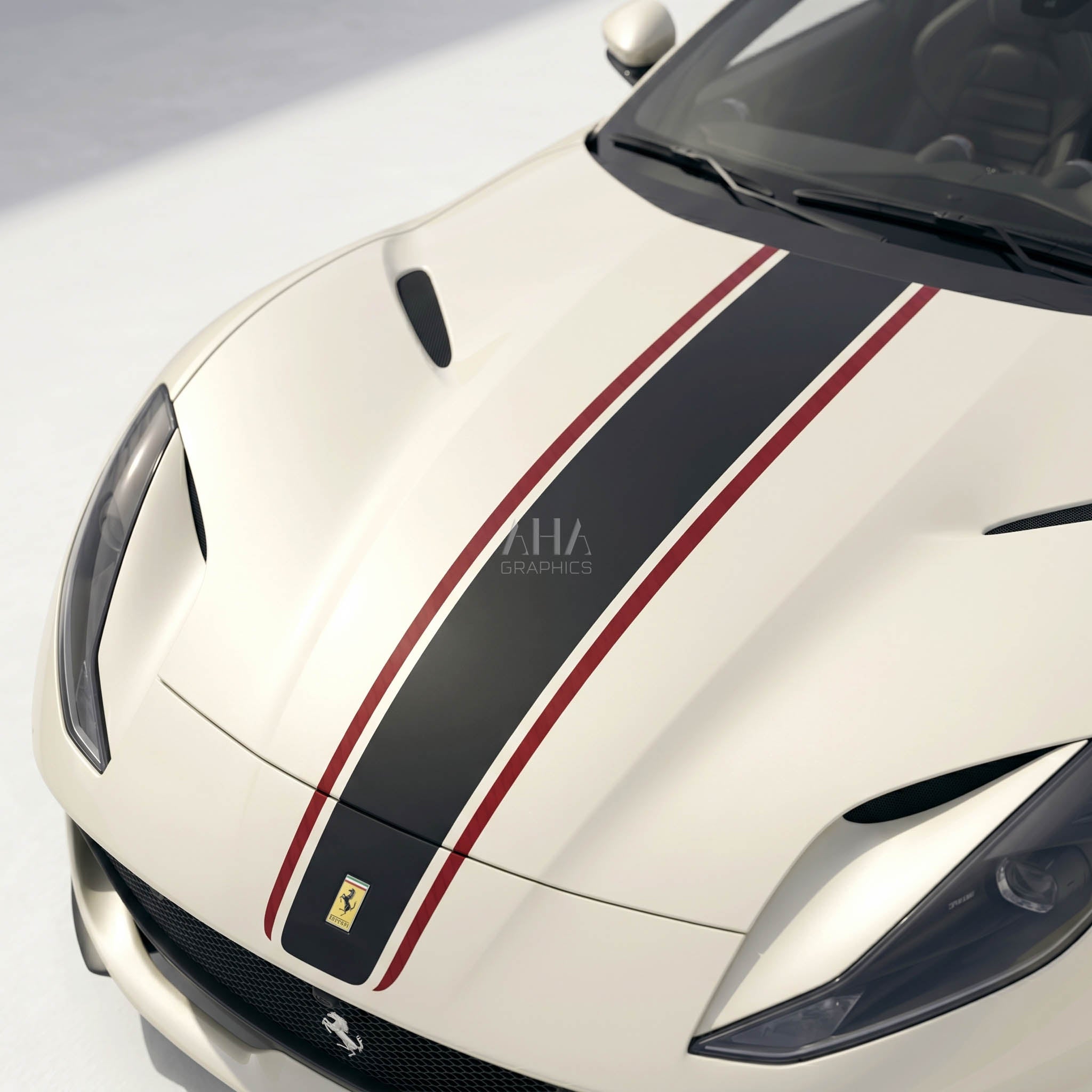 Ferrari 812 GTS Center Stripes Decals