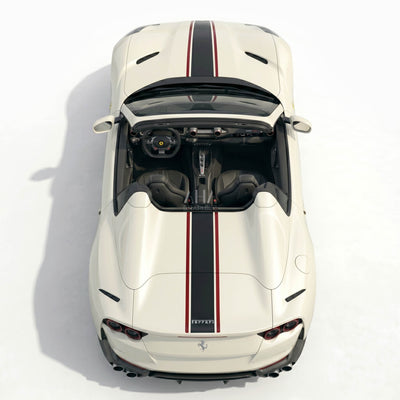 Ferrari 812 GTS Center Stripes Decals