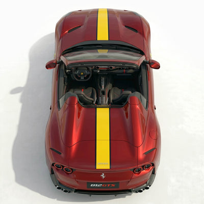Ferrari 812 GTS Center Stripes Decals