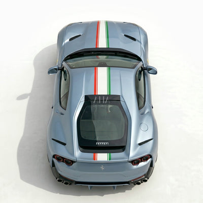 Ferrari 812 Superfast Italian Center Stripes Decals