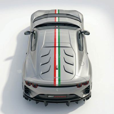 Ferrari 812 Competizione Italian Center Stripes Decals