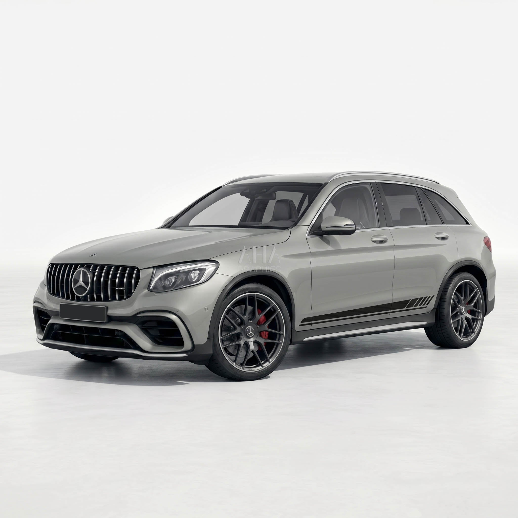 Mercedes AMG GLC63 Side Stripes Decals