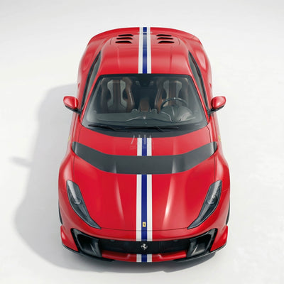 Ferrari 812 Competizione Center Stripes Decals