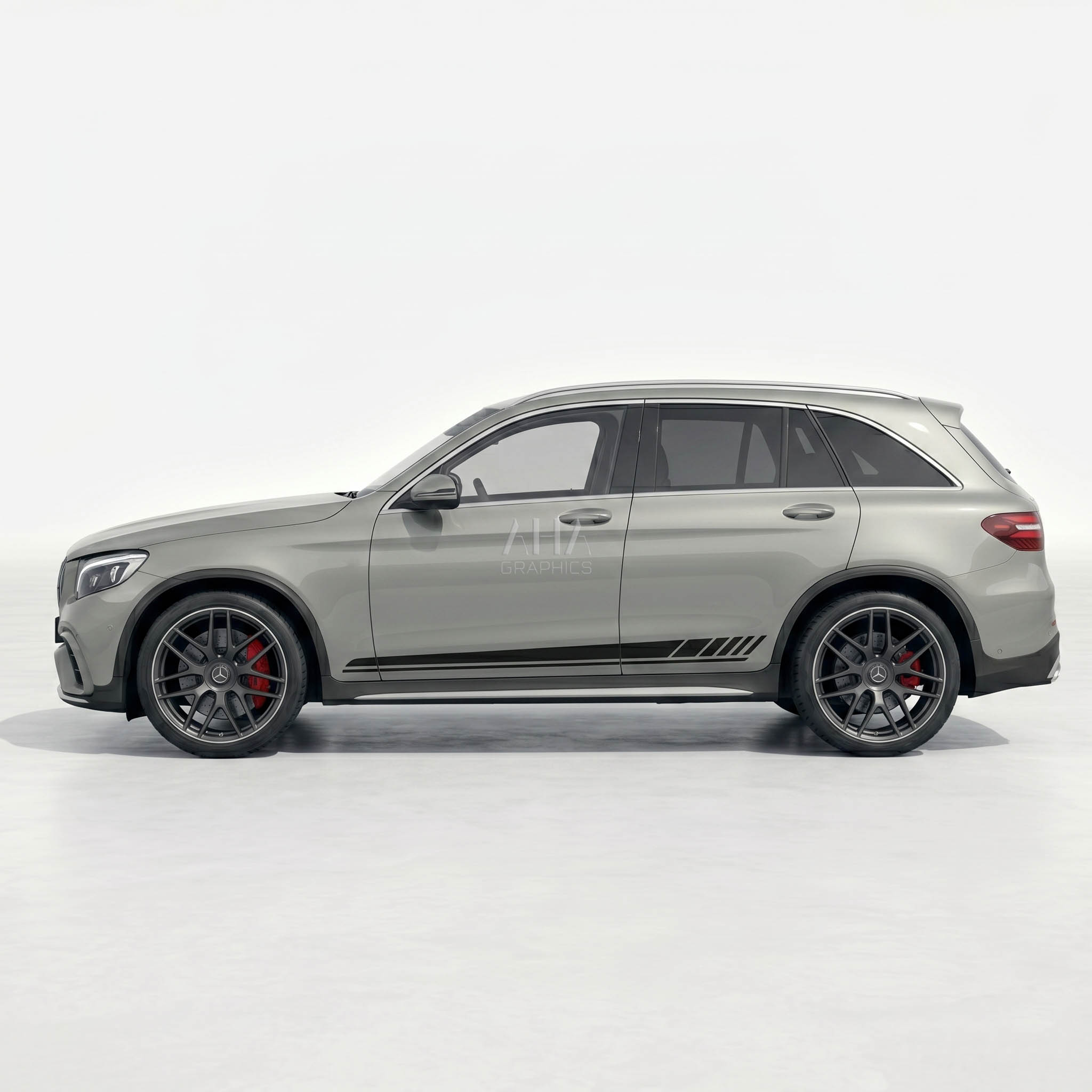Mercedes AMG GLC63 Side Stripes Decals