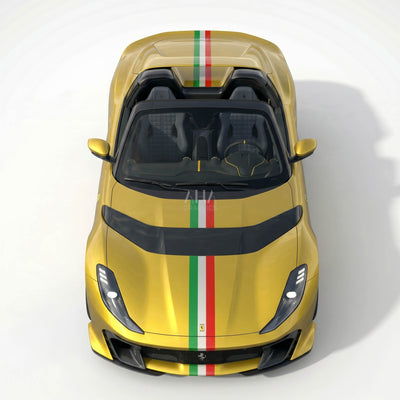 Ferrari 812 Competizione A Italian Center Stripes Decals