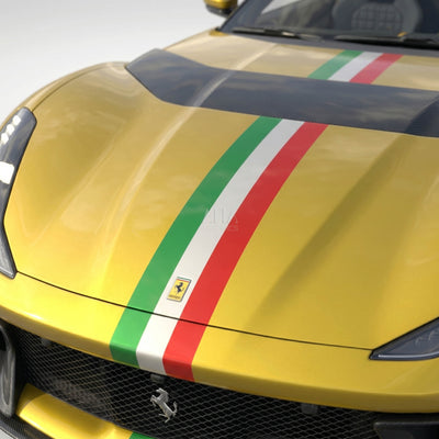Ferrari 812 Competizione A Italian Center Stripes Decals