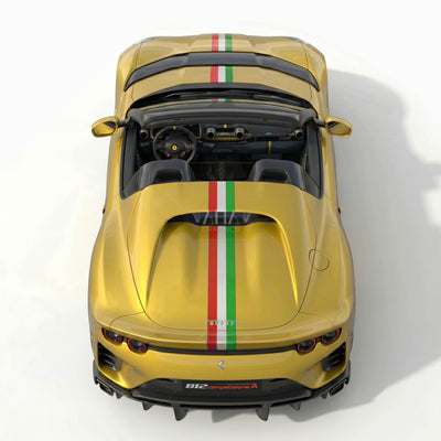 Ferrari 812 Competizione A Italian Center Stripes Decals