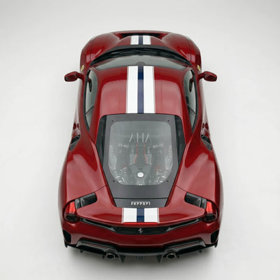 Ferrari 488 Pista Center Stripes Decals