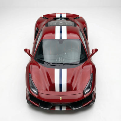 Ferrari 488 Pista Center Stripes Decals