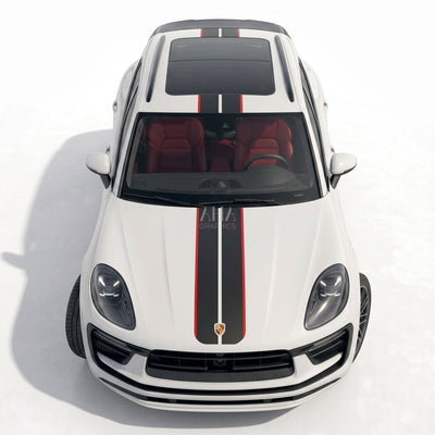 95B Macan GTS Center Stripes Decals
