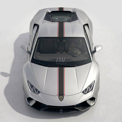 Lamborghini Huracan Center Stripes Decals