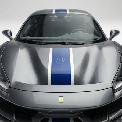 Ferrari 488 Pista Center Stripes Decals