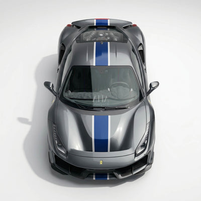 Ferrari 488 Pista Center Stripes Decals