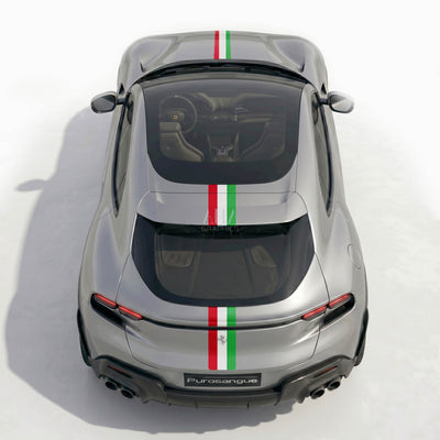 Ferrari Purosangue Italian Center Stripes Decals